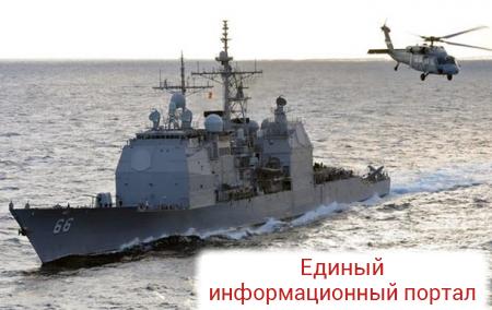 Американский ракетный крейсер прибыл в Литву