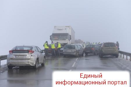 Массовое ДТП в Польше из 24 авто с пострадавшими