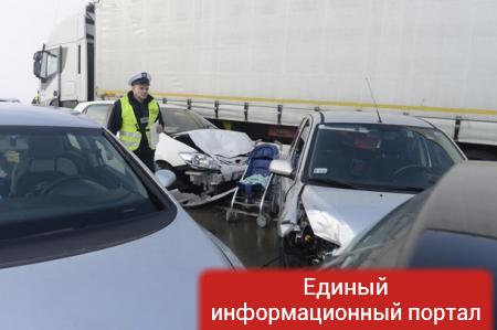 Массовое ДТП в Польше из 24 авто с пострадавшими