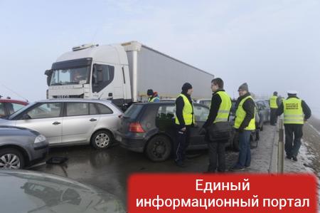 Массовое ДТП в Польше из 24 авто с пострадавшими
