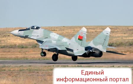 В Беларуси загорелся истребитель МиГ-29
