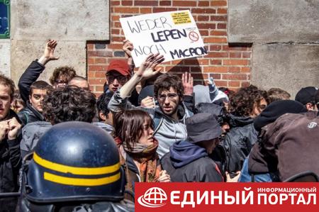 Первомайские столкновения в Париже: четверо пострадавших