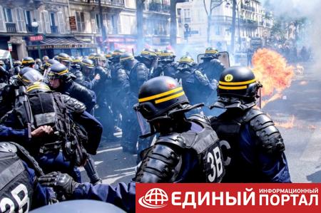 Первомайские столкновения в Париже: четверо пострадавших