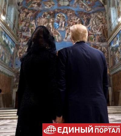 Злой Папа и грустная Мелания. Конфузы турне Трампа
