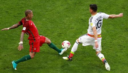 Около 34 тысяч зрителей посетили матч КК-2017 между Португалией и Мексикой