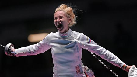 Российская шпажистка Виолетта Колобова завоевала золото чемпионата Европы