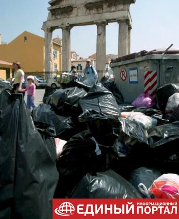 В Греции мусорный коллапс из-за забастовки