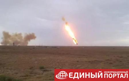 В Казахстане возник пожар из-за падения частей ракеты, есть жертвы