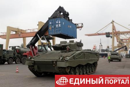 В Латвию прибыли танки из Испании