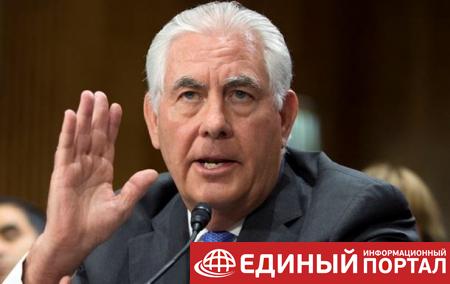 Тиллерсон за сохранение санкций против РФ − Госдеп