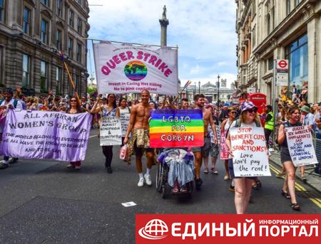 В Лондоне прошел крупнейший в истории гей-парад