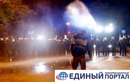 В Сети показали разгон демонстрантов перед G20