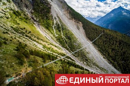 В Швейцарии открыли самый длинный висячий мост