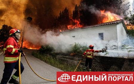 Число жертв лесных пожаров в Португалии превысило 40