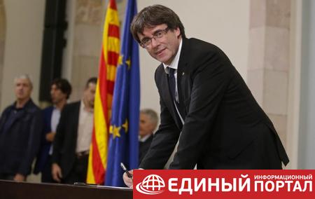 Испания отправила Пучдемона в отставку
