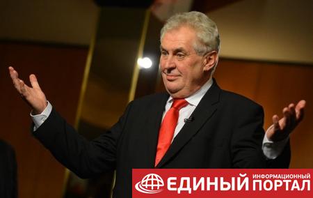 Земан: возвращение Крыма будет достойно Нобелевской премии