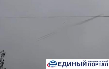 В Сети показали, как Су-25 выпускает ракеты перед тем, как его сбили