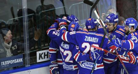 СКА победил "Локомотив" в первом матче серии 1/4 финала плей-офф КХЛ