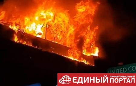 В России загорелся жилой дом