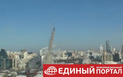 В России подорвали 230-метровую телебашню