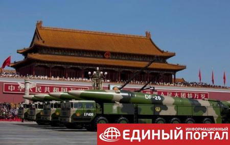 Китай принял на вооружение новые баллистические ракеты