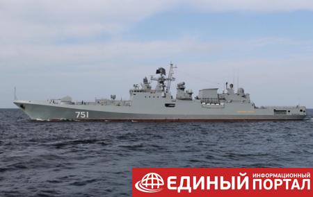 Российский флот начал учения в Средиземном море
