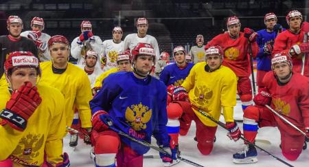 Стал известен состав сборной России по хоккею на первый матч ЧМ с французами