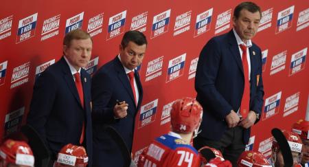 Жамнов стал старшим тренером сборной России по хоккею вместо Витолиньша