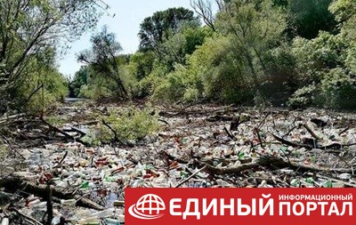 Украинский мусор перекрыл реку в Словакии - экологи