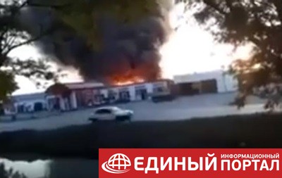 Взрыв на АЗС в России попал на видео