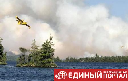 Канаду охватили лесные пожары