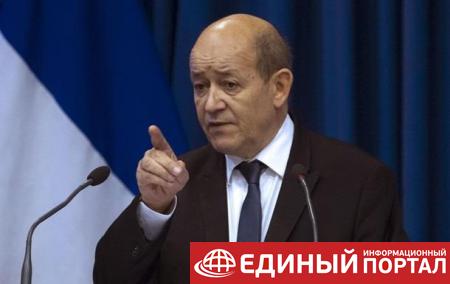 Отправлять миротворцев ООН на Донбасс пока рано - МИД Франции