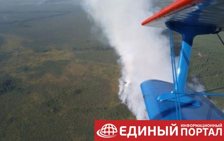 В Беларуси горят Ольманские болота