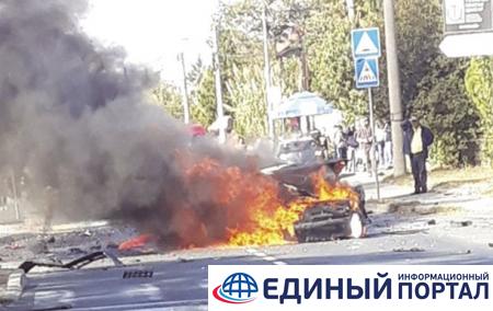 В Сербии взорвали авто телеведущей