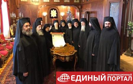 Синод Вселенского патриархата утвердил Томос