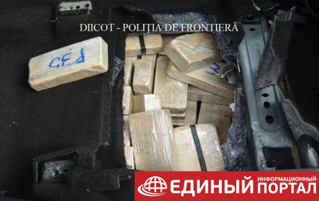 Румынские пограничники задержали автомобиль с 84 кг героина
