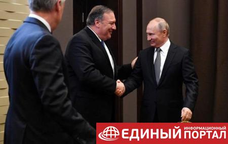 В России началась встреча Путина и Помпео
