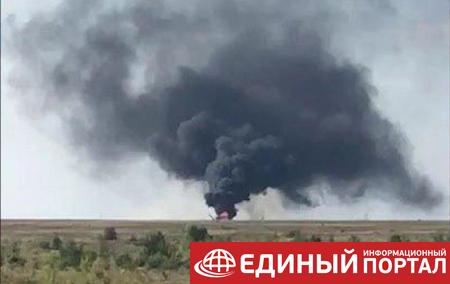 В России на аэродроме разбился вертолет