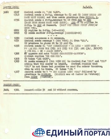 В Британии показали последнюю радиограмму нацистов