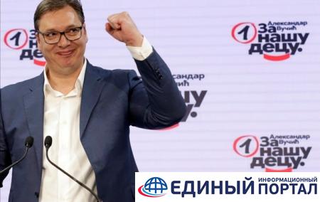 На выборах в Сербии лидирует партия президента