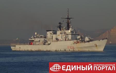 У берегов Ливии произошел инцидент между фрегатами Турции и Франции