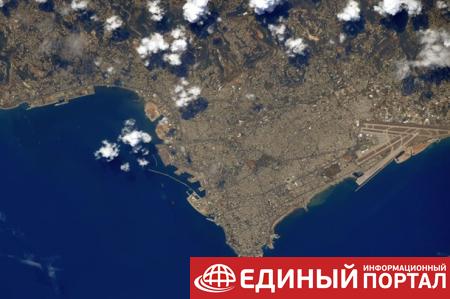Астронавт снял пострадавший Бейрут с борта МКС