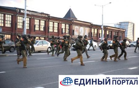 Полиция начала разгон протестующих в Беларуси