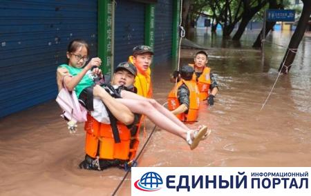 В Китае мощное наводнение. Фоторепортаж