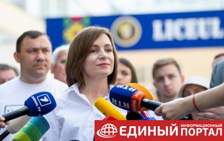 Партия Санду лидирует на выборах в Молдове