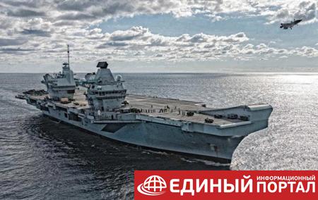 Российская подлодка следила за британским авианосцем - СМИ