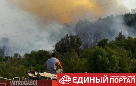 Лесной пожар вспыхнул в Черногории