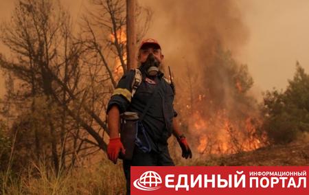 В Греции на острове Эвбея вспыхнул новый пожар