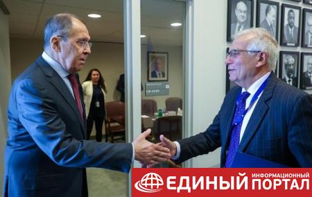 Боррель указал Лаврову на принципиальные разногласия ЕС с РФ