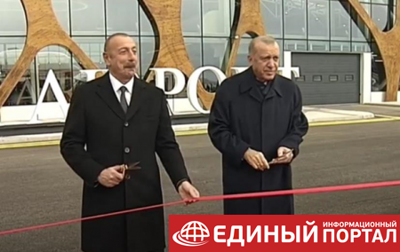 Эрдоган прилетел в Карабах на открытие аэропорта